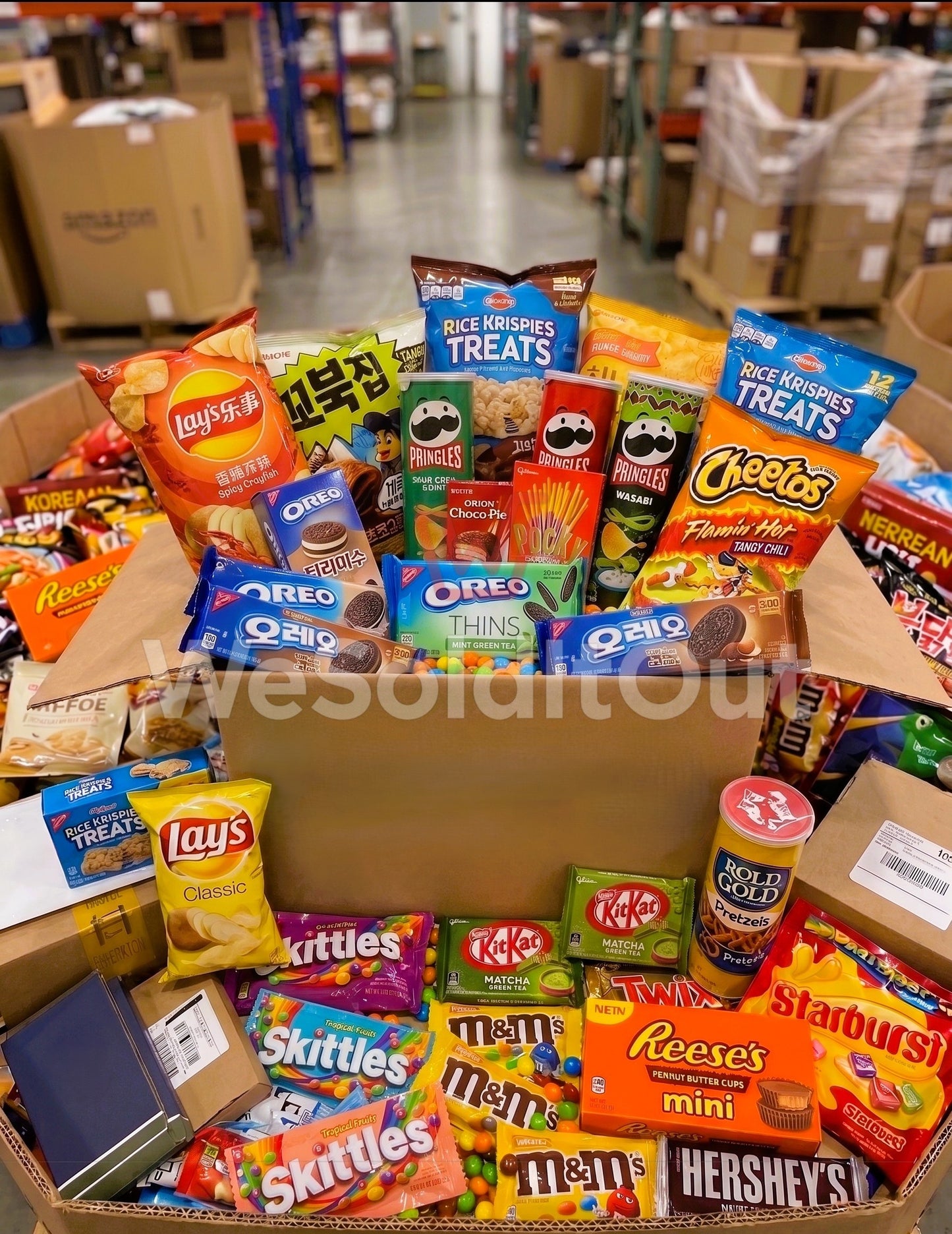 EXOTIC CANDY & SNACK MYSTERY BOX: IMPORTED  & USA TREATS